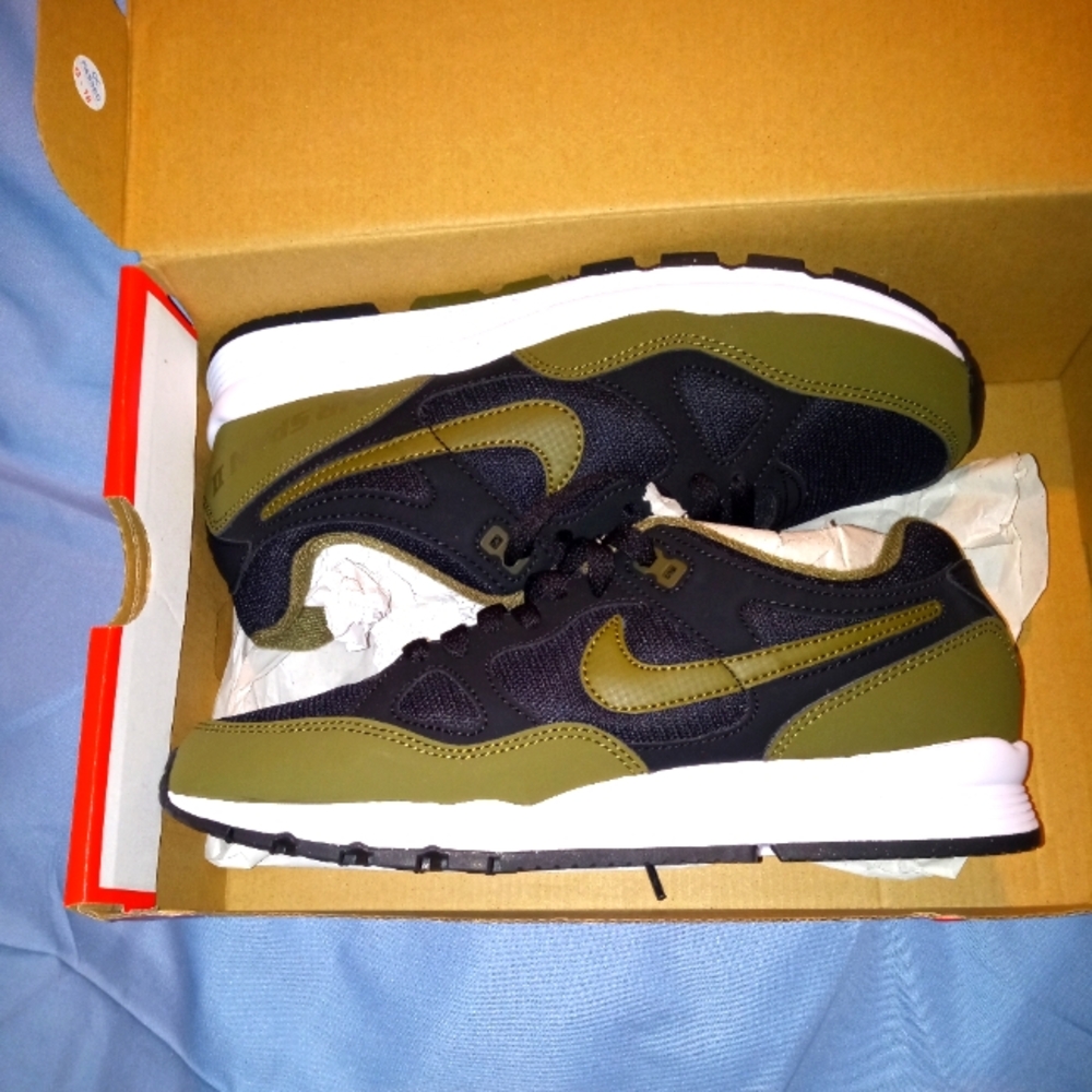 Nike Black and Olive Sneakers
